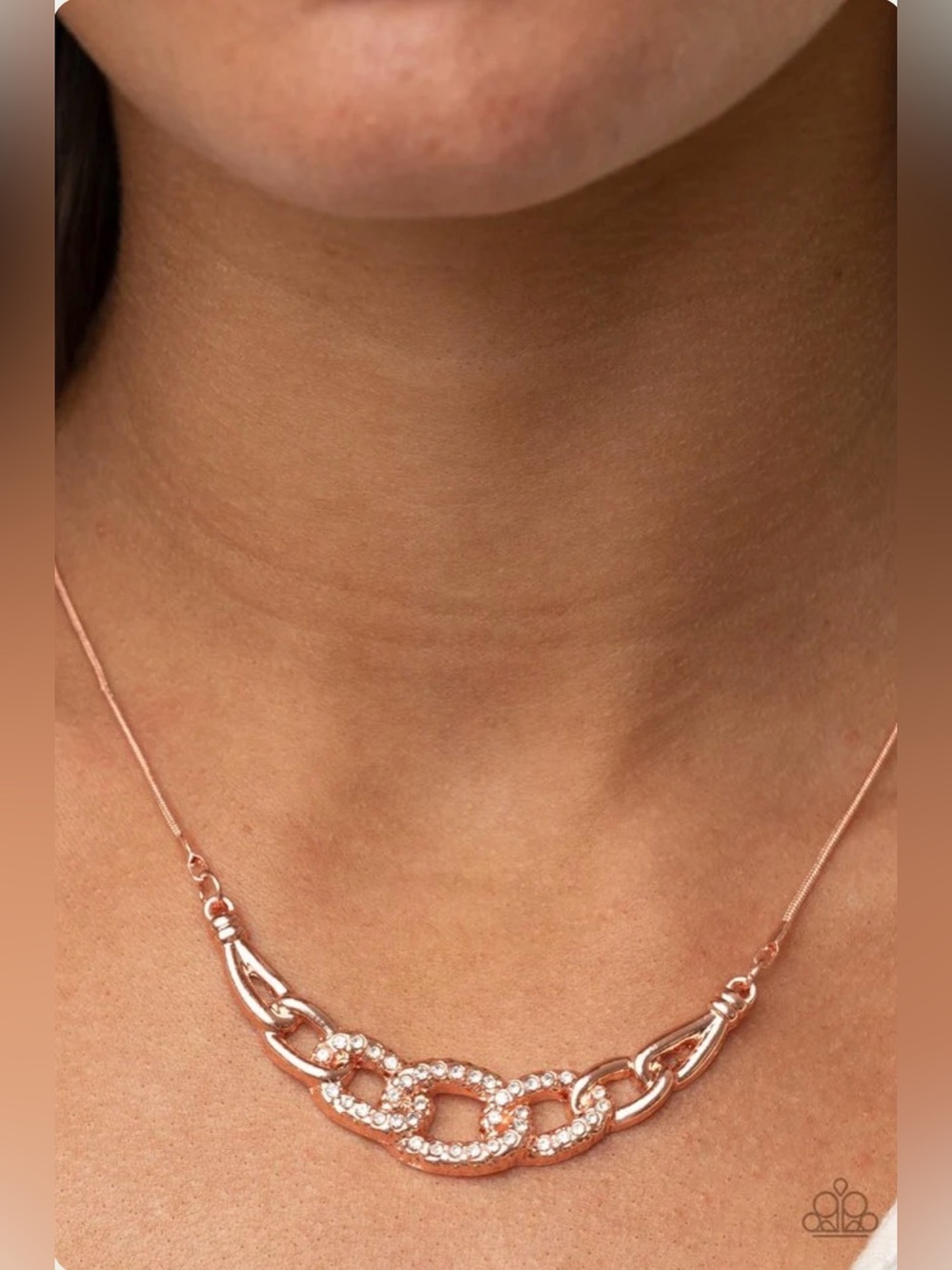 Paparazzi Necklace ~ KNOT In Love - Copper